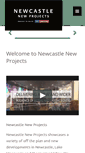 Mobile Screenshot of newcastlenewprojects.com